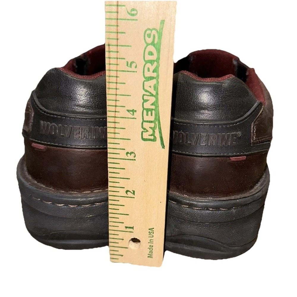 Wolverine Falcon Brown‎ Leather Composite Toe Slip-On Work Shoe W08397 Men's 10M - Picture 4 of 12